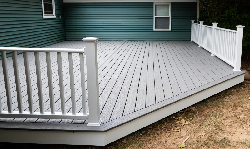 Composite deck building in Cedar Rapids, IA